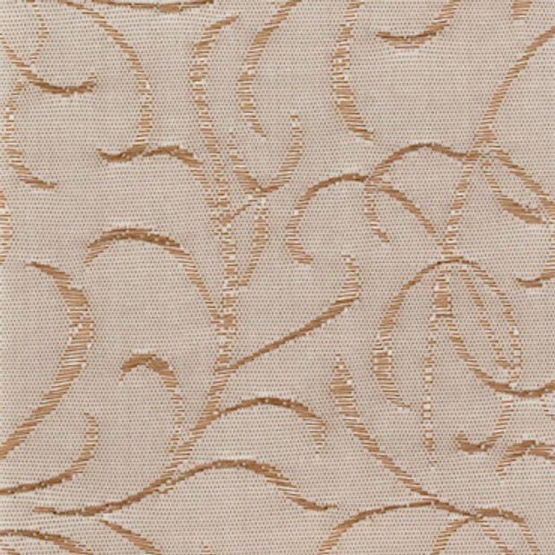 Dusty pink swatch with a repeating swirling pattern with brown lines