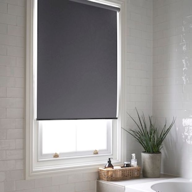 Acacia black roller blind
