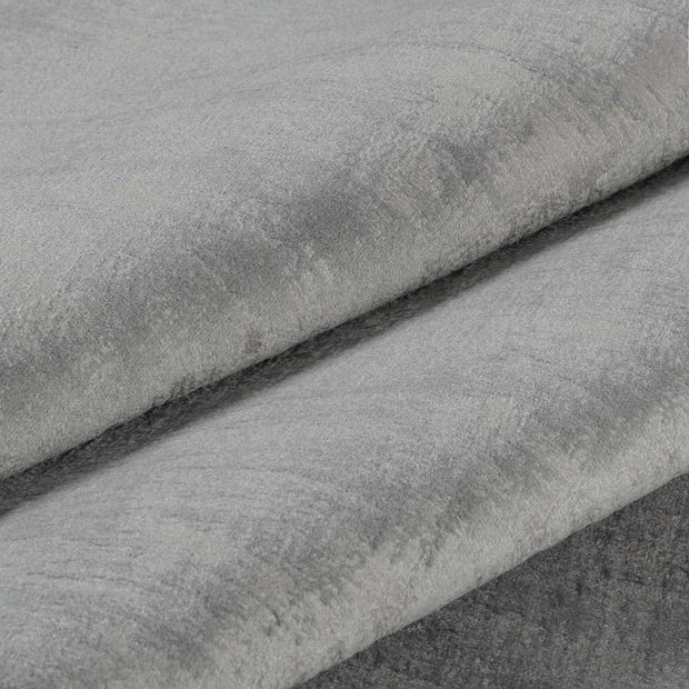 close up of grey cley donkey blinds or curtain fabric as part of abigail ahern collection