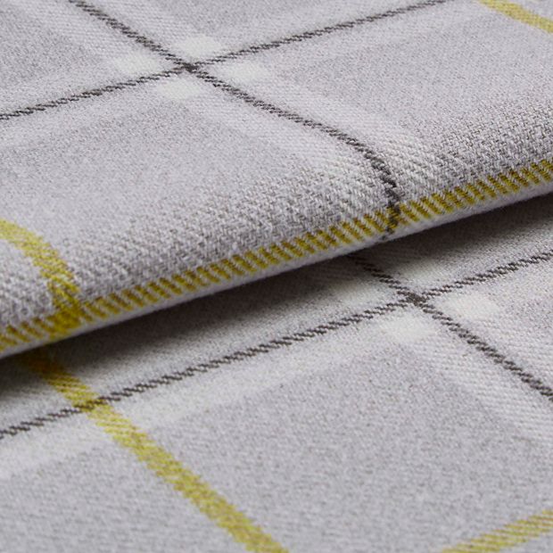 swatch of folded wallace chartreuse fabric