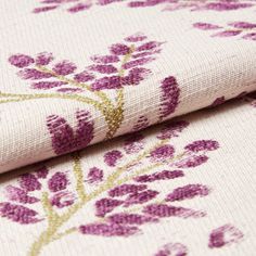 Delizia Violet Roman Blind and Curtain
