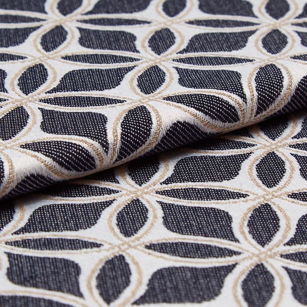 Eclipse Denim Roman Blind and Curtain