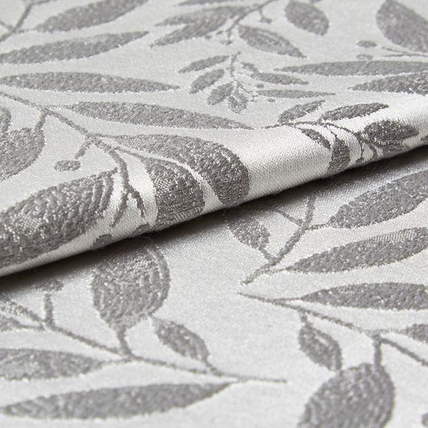 Folia Silver Roman Blind and Curtain