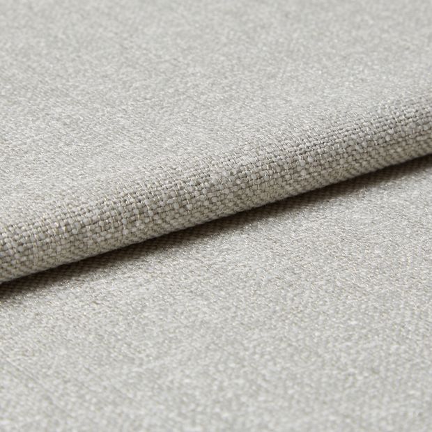 Lindora Silver Roman Blind and Curtain