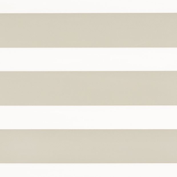 Dimout cream swatch which consists of a Light cream colour with white stripes in a horizontal pattern