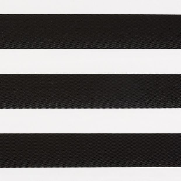 Horizontal stripes of black and white which repeat