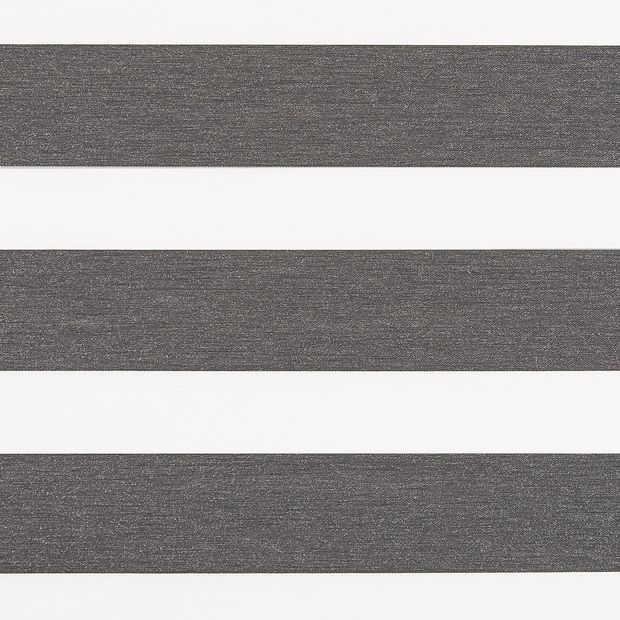 Nightfall slate swatch in a striped pattern of dark grey and white