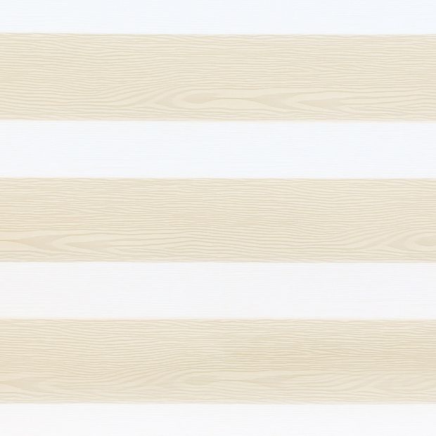 Light wood textured stripes are matched with white in a repeating horizontal pattern to create the daybreak cream swatch