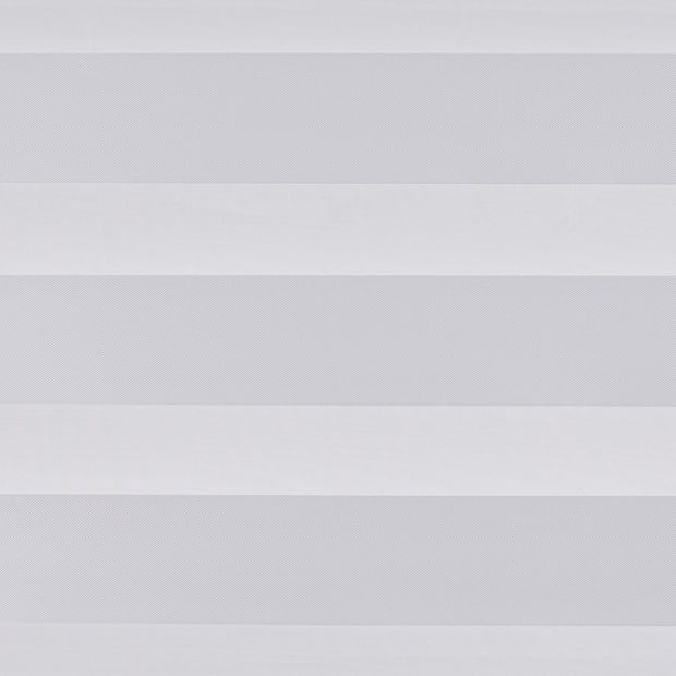 Dusk White Dimout swatch is a fresh white with a soft colour, alternating between sheer stripes