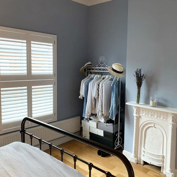 Tier on tier shutters installed on bedroom windows