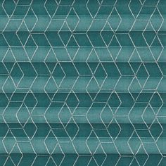 Green geometric patterned  swatch for pleated blinds
