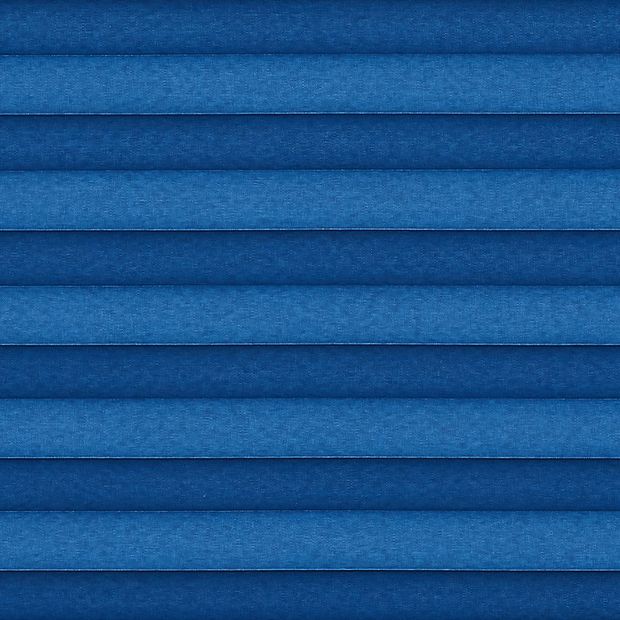 Blue plain  swatch for pleated blinds