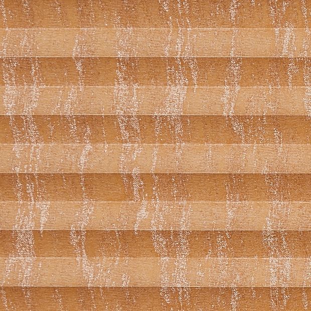 Gold with glittery effect  swatch for pleated blinds