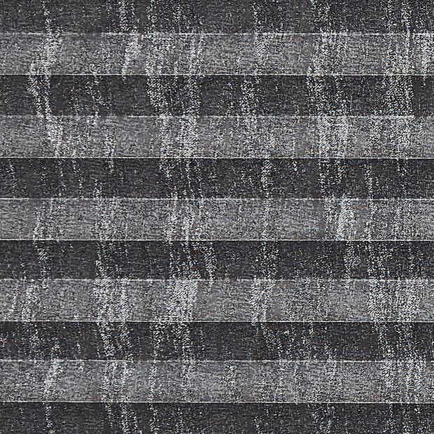 Dark grey and silver shiny effect  swatch for pleated blinds
