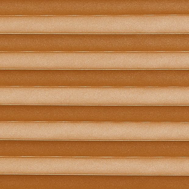 Copper gold swatch for pleated blinds