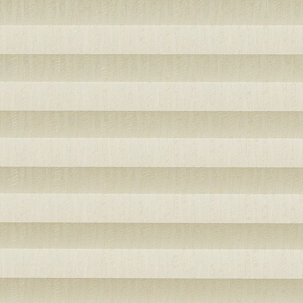 Cream shimmer swatch for pleated blinds