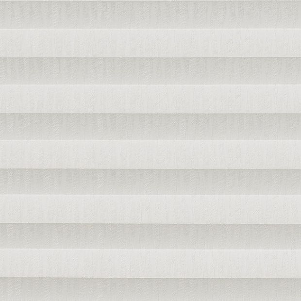 White textured swatch for pleated blinds