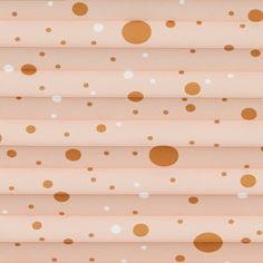 Pink sparkle featuring gold circles print for pleated blinds