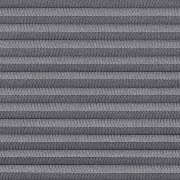 Thermashade blackour grey swatch for pleated blinds