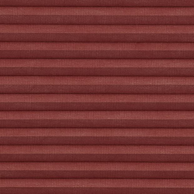 Thermashade dark red blackour swatch for pleated blinds