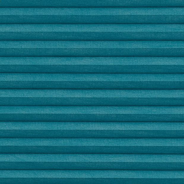 Thermashade blackout turquoise swatch for pleated blinds