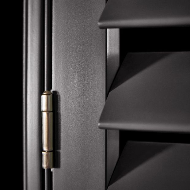 Full Height Custom Colour Colour Shutters close up