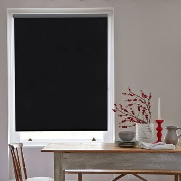 Roller Blind_Acacia Black_Roomset