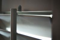 close up of the shutters mechanism