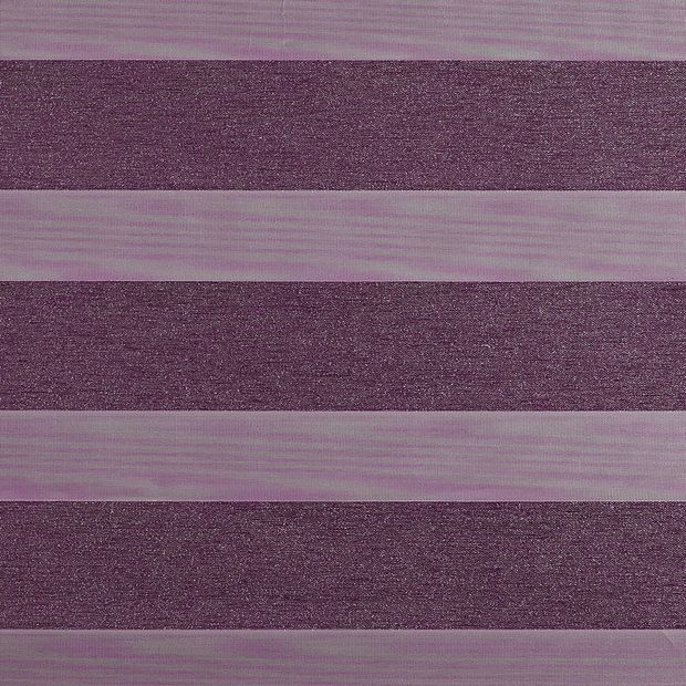 Heather coloured day and night blind swatch fabric in the closed position