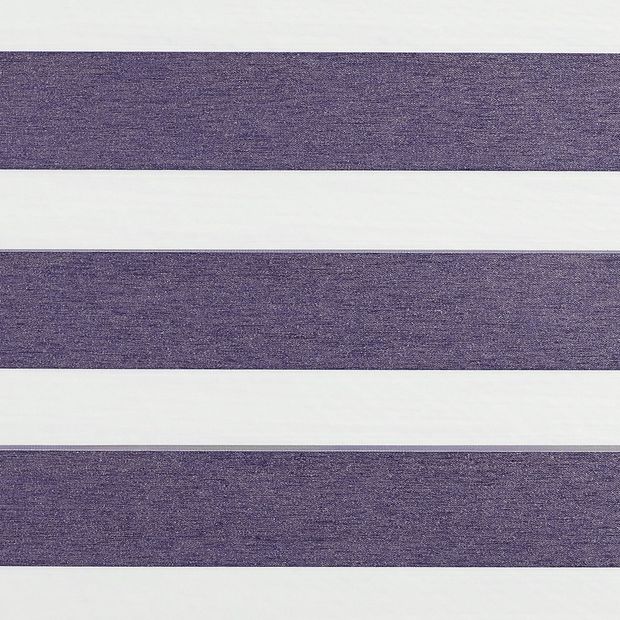 Purple coloured swatch fabric of a day and night blind