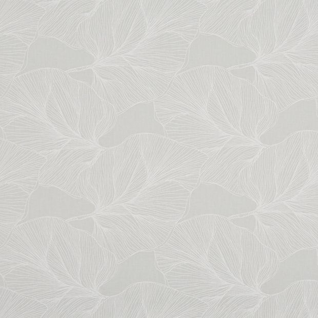Scarlett Lace swatch has a grey base with a white interlinking leaf pattern