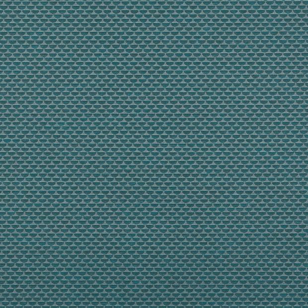 Battersea Peacock is a teal shade with a subtle geometric texture