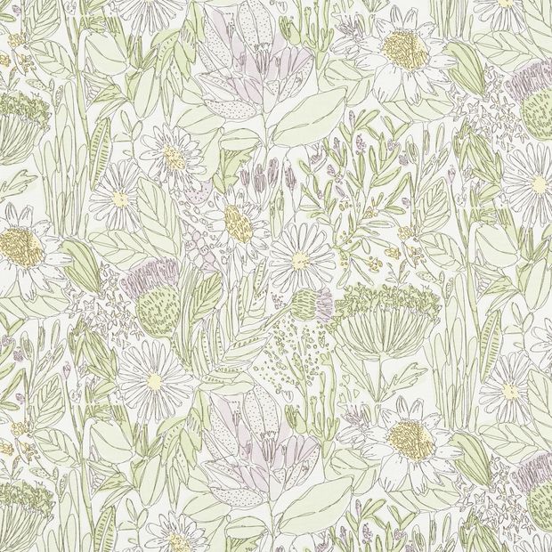 Daisy Spring Swatch Fabric