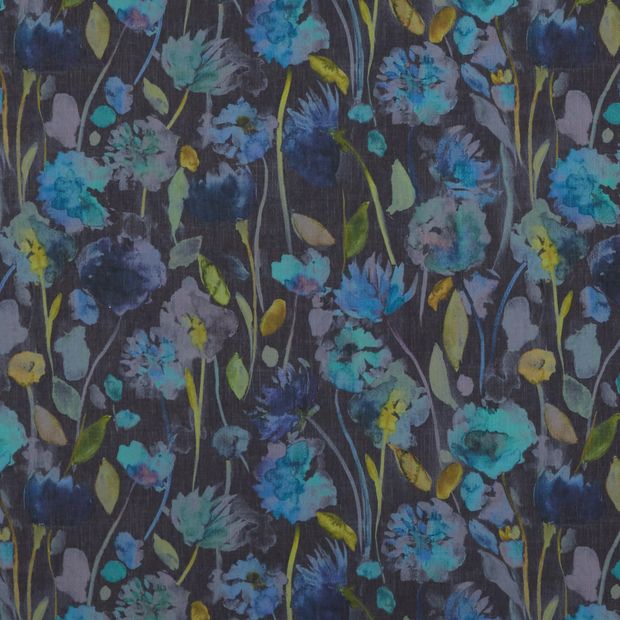 Grace Indigo swatch fabric