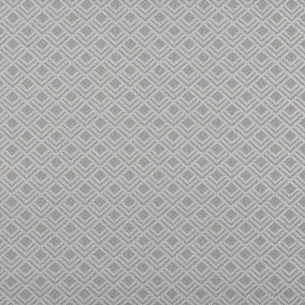 Milan Jet swatch features a darker delta grey shade inside a jacquard pattern cut out of silver grey