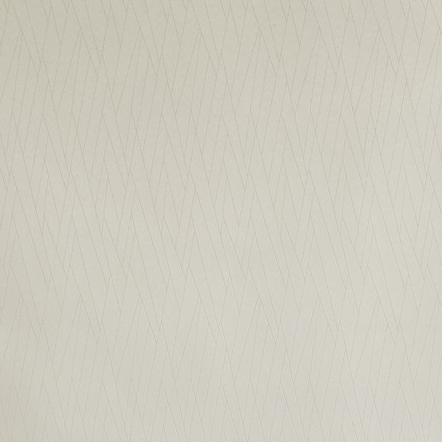 Prism Ivory swatch  features a pattern of zigzag prism shapes on a creamy white backdrop