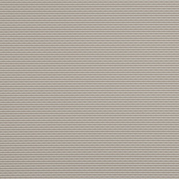 Nolan Sand swatch is a light grey shade with a horizontal wave pattern in white