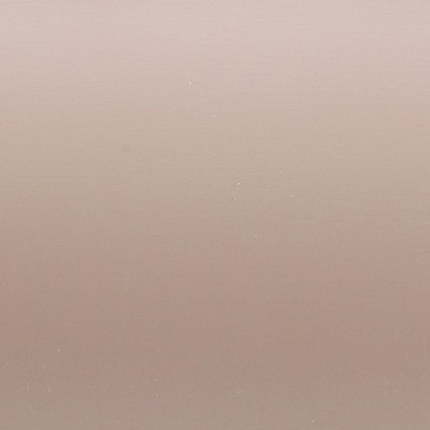 A grey swatch showing a close-up view of the Spectrum Mushroom Venetian blind