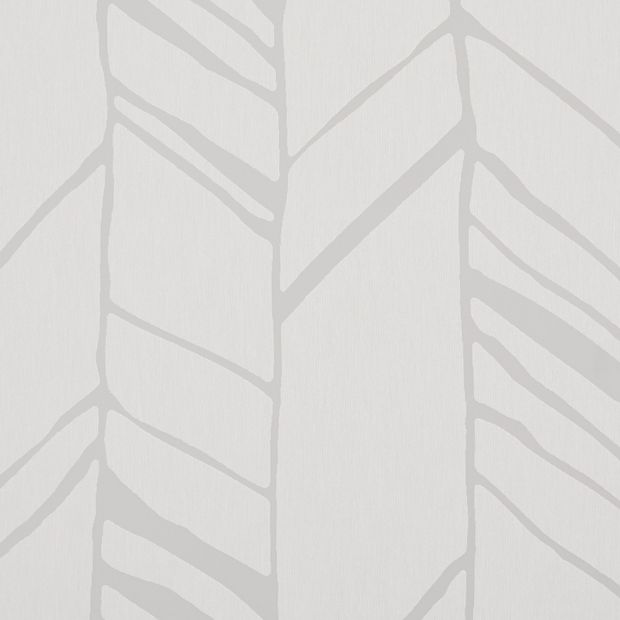 Alpine White swatch is a fresh white with a light grey geometric burnout pattern