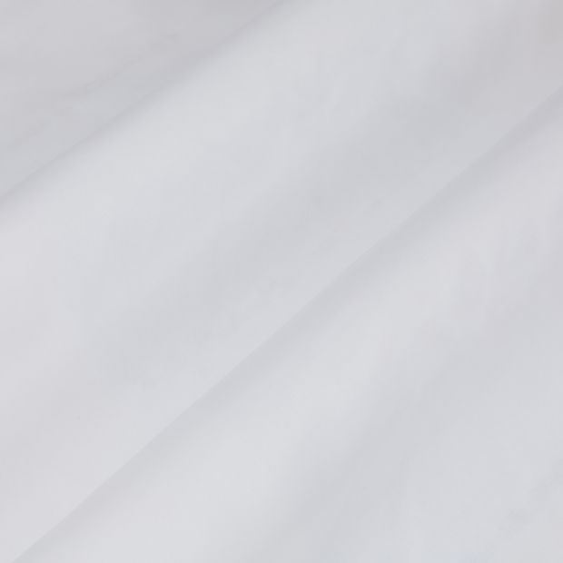 Folded Clarity White Voile fabric swatch