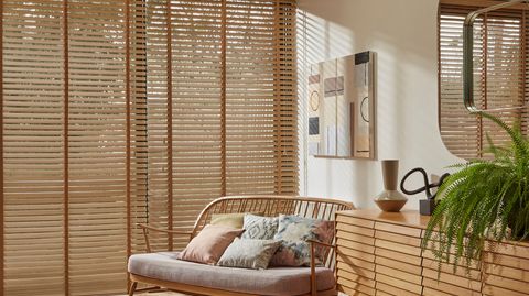 Bamboo blinds by house beautiful