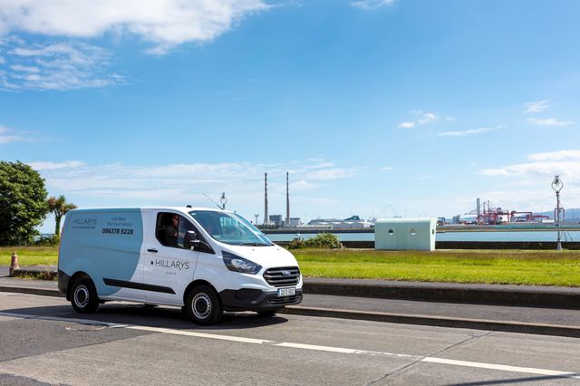 Hillarys ireland branded van