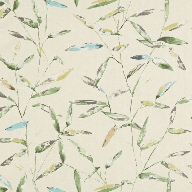 Flat swatch fabric of Aloha Moss Green