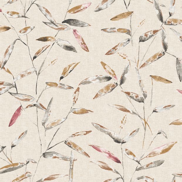 Flat swatch fabric of Aloha Sienna Orange