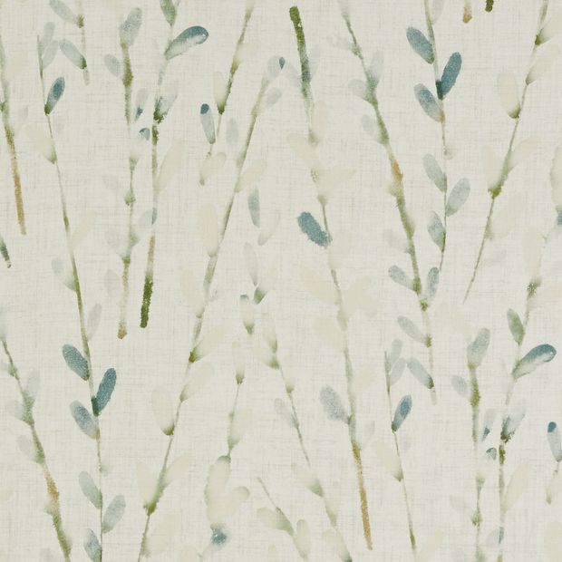 Flat swatch fabric of Amerlia Mineral Blue