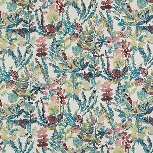 Flat swatch fabric of Emelina Waterfall Pink