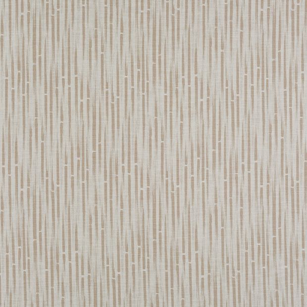 Flat swatch fabric of Flourish Taupe Natural