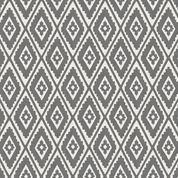 Flat swatch fabric of Mali Peat Black