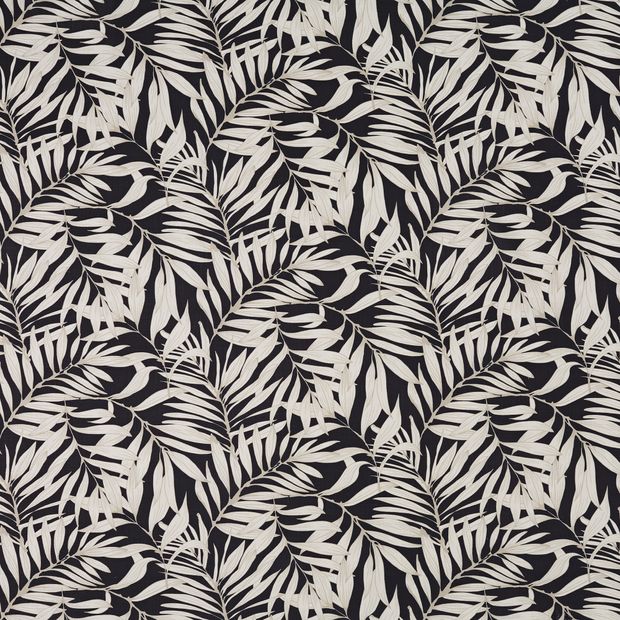 Flat swatch fabric of Laurel Eclipse Black