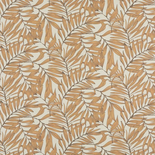 Flat swatch fabric of Laurel Rust Orange